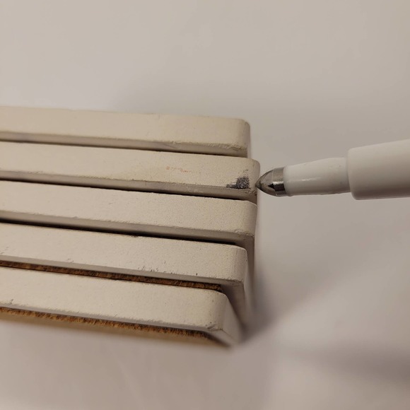 Ceramic Drink Coasters "Simply Blessed" Cork Square 4x4 Set Of 5 - Picture 11 of 11